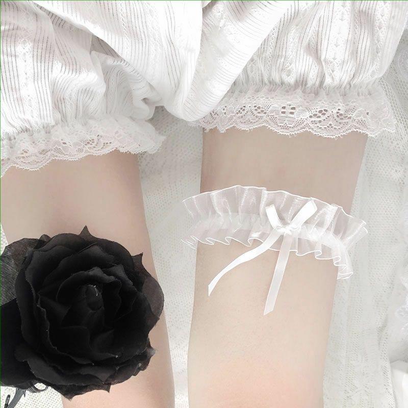Women's Summer Lolita Over-the-Knee Lace Stockings - Cute Thigh Highs for Beautiful Legs