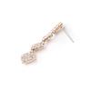 Geometric Square Splicing Super Flash Full Diamond Stud Earrings Chic Style Exquisite Gas Personality Earrings Earrings