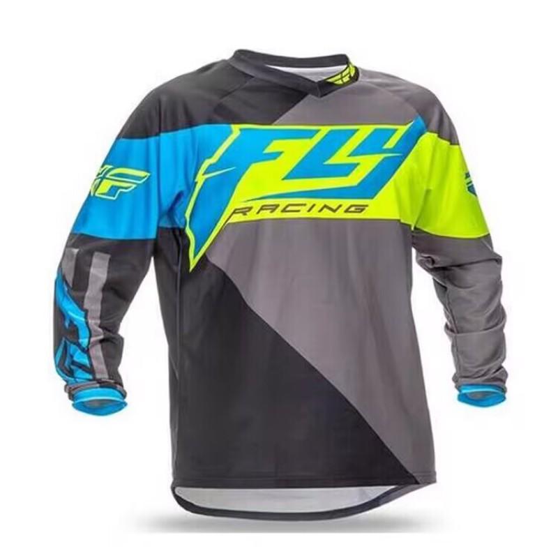 Mens Long Sleeve Mountain Bike Cycling Jersey Quick Dry Breathable Trail Downhill MTB Shirt