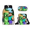 Minecraft Cartoon Game Character Printed Children Large Capacity Backpack