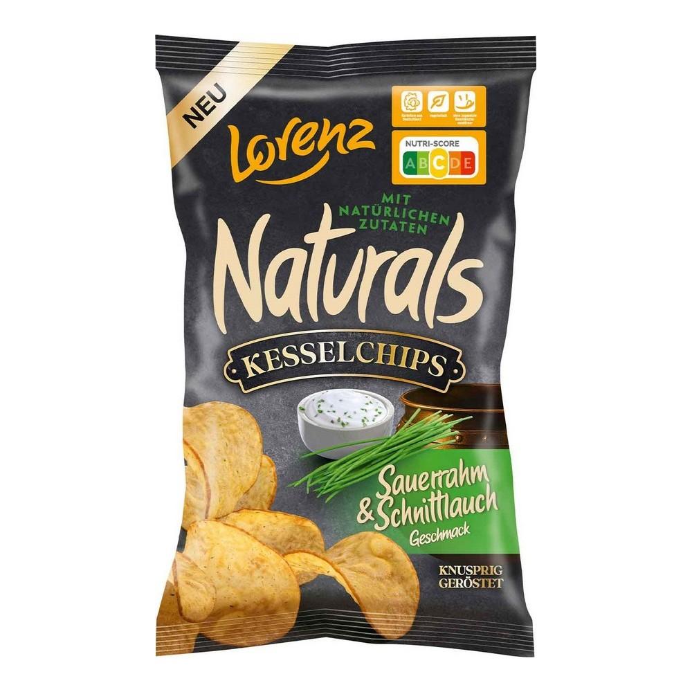 Patatine Lorenz Naturals Panna Acida ed Erba Cipollina 95G