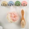 Punch-Free Strong Adhesive Hook For Bathroom And Kitchen Door Storage With Macaron Color And Rotatable