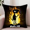Cartoon D-Disenchantment Pillow Case Decor Protective Covers Comfortable Soft for Sofa Living Room Home Office