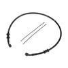 Motoforti 70cm Motorcycle Brake Clutch Oil Hose Line Black