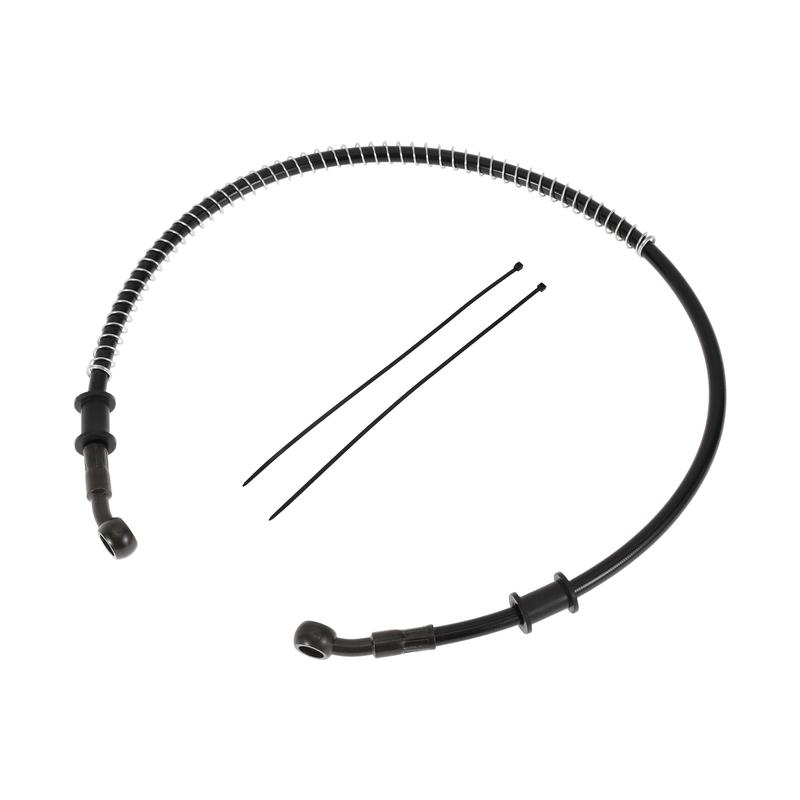 Motoforti 70cm Motorcycle Brake Clutch Oil Hose Line Black