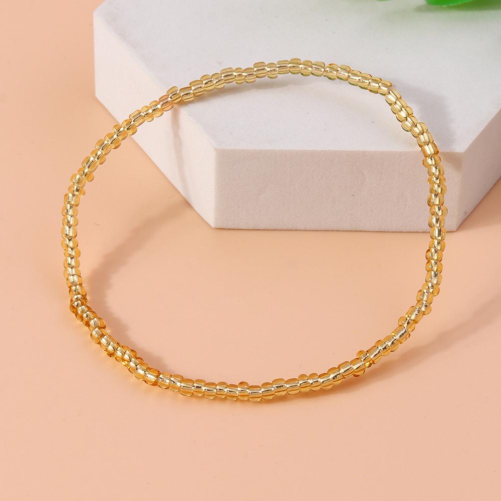 Bohemian Handmade Colorful Beads Anklet Summer Beach Beaded Ankle Bracelet Women Girls Holiday Jewelry Gifts