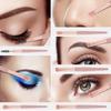 Premium Makeup Brushes Kit 8 Pieces Portable Blush Concealer Eyeshadow Brushes Synthetic Bristles Astronaut Letter Pattern