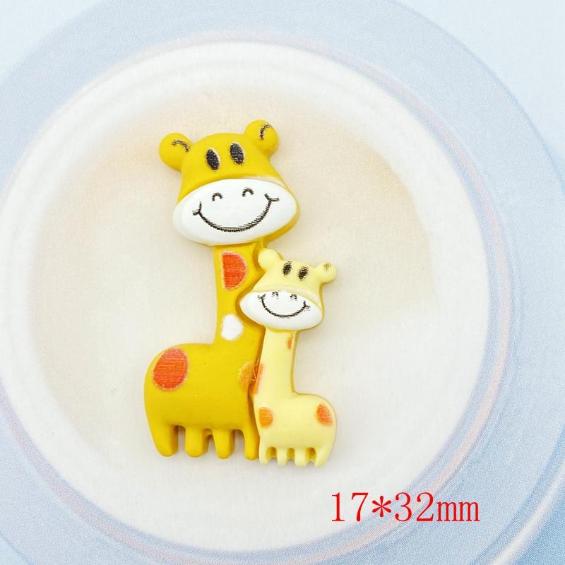 10pcs Kawaii Resin Mini Animals Flatback Cabochon DIY Decorative Craft Scrapbooking Accesssory D70