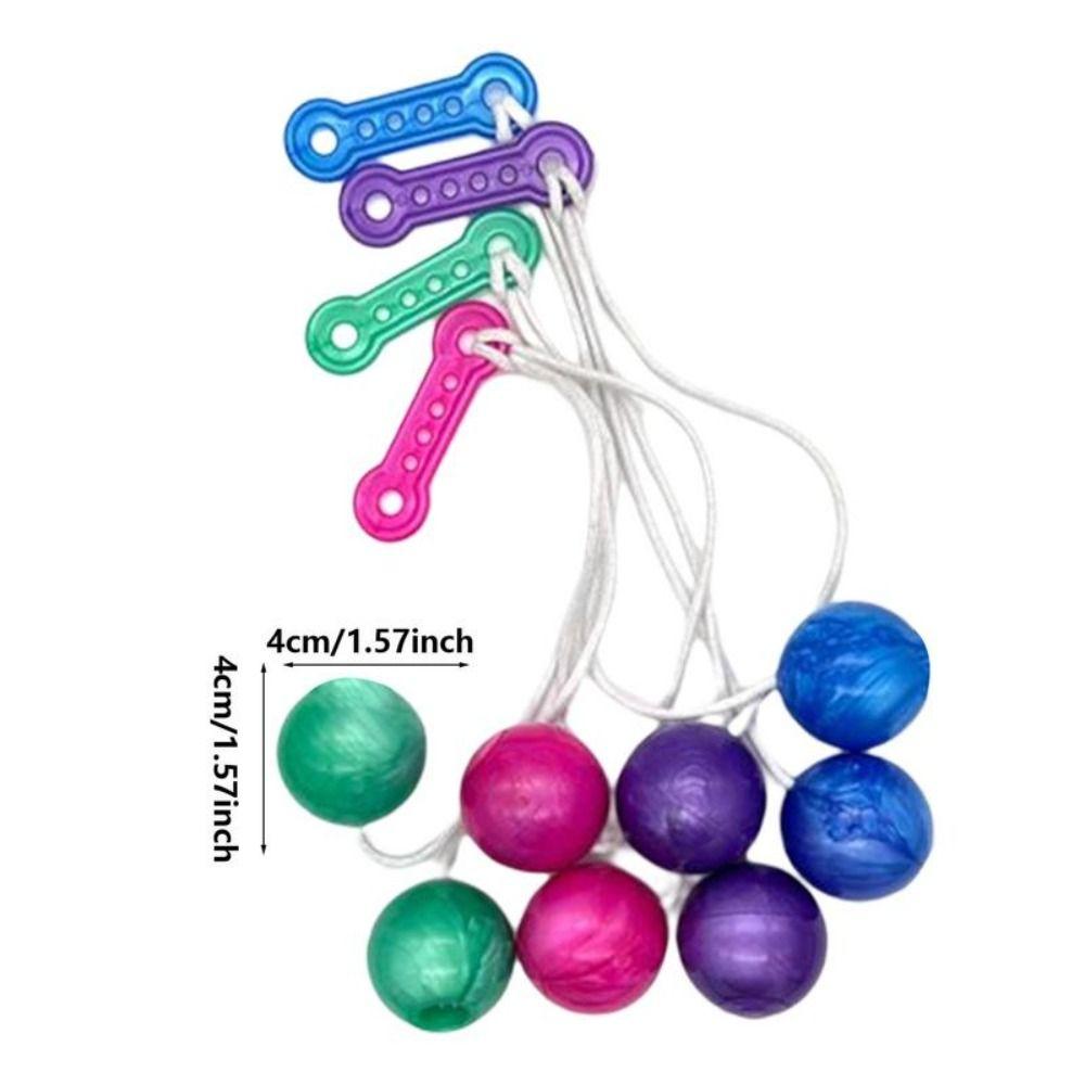 Hand Cranked Collision Ball Toys Cultivate Children's Sports Ball Hands - On Skills Resist Pressure Noise and Create Parties