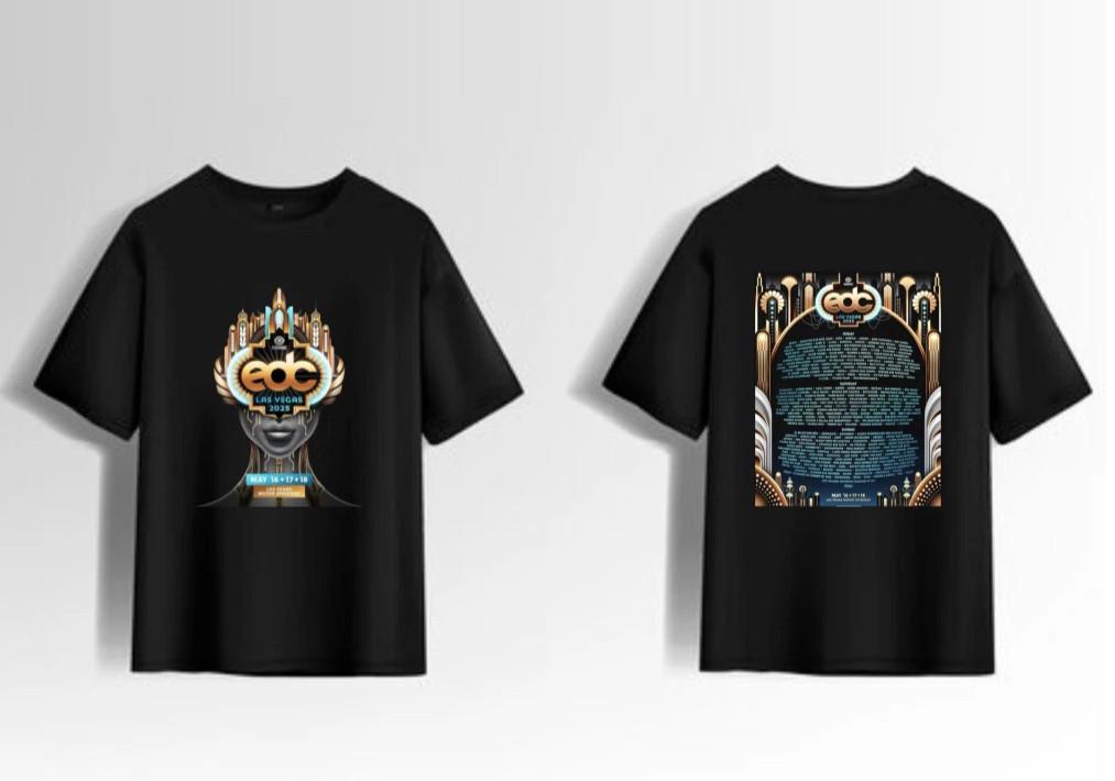 EDC Las Vegas 2026 Festival Tee May 16 17 18 Lineup T-shirt size S-5XL XXXXL