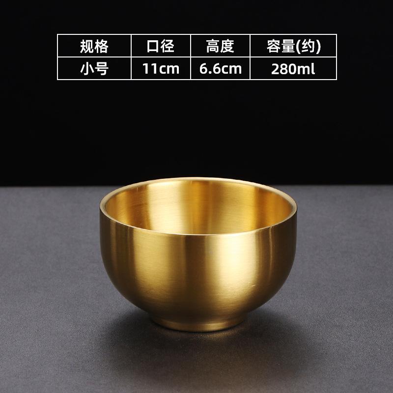 

Корейская миска из нержавеющей стали 304 для кимчи, двухслойная миска для приготовленного на пару риса, детская посуда с защитой от ожогов, домашние миски для фруктового супа