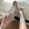 Summer Thin Foot-Stepping Stacking Socks Cover Women'S Mesh Breathable Versatile Stockings Miu Ballet Style Half-Palm Calf Socks