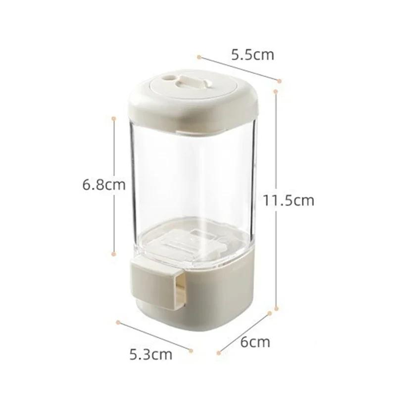 

1/2g Measuring Seasoning Box Push-type Seasoning Bottle Rotating Sealed Household Kitchen Salt MSG Seasoning Jar Accessories