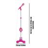 Microfone Infantil com Suporte Máquina de Karaoke Instrumento Musical Brinquedos Treino Cerebral Brinquedos Educativos Presente de Aniversário para Menina Menino