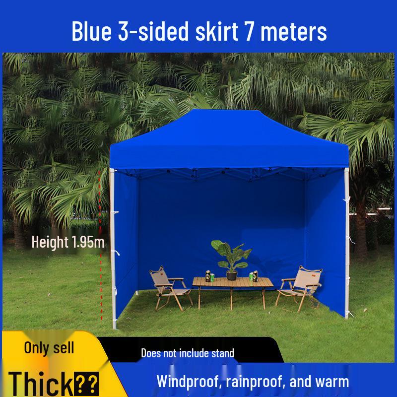 Transparent Tent Side Panel: Windproof & Waterproof Outdoor Canopy Enclosure with Thick Fabric and Durable Edging