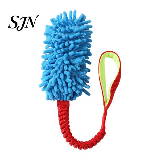 Fetch Toys for Dogs Dog Rope Toy, Durable Interactive Plush Tug with Reinforced Handles, Safe Polyester Chew Dental Cleaning Toy Small Large Pet Oral