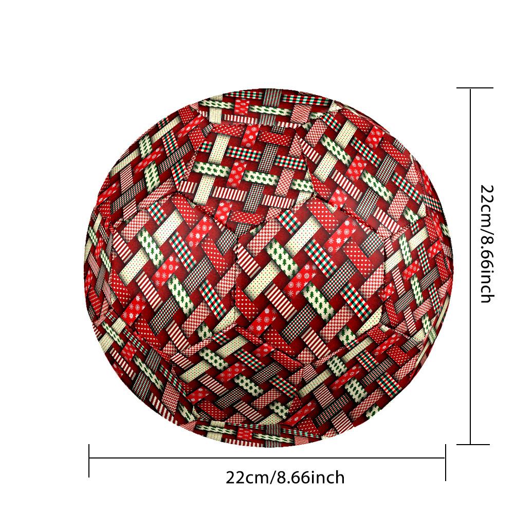 1pc Christmas Size 5 Soccer Ball Professional Match Training Football Indoor &Outdoor Sports Ball Lightweight Durable m658