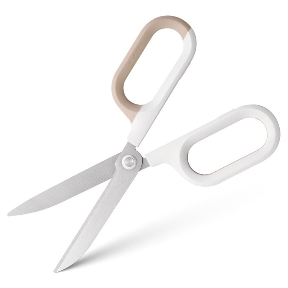 Double Color Household Scissors Large Loop Handle Paper Scissors  School Supplies