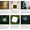 6 Pack Dusk to Dawn Sensor LED Night Light Square Smart Sensor Light Motion Sensor Light  Hallway