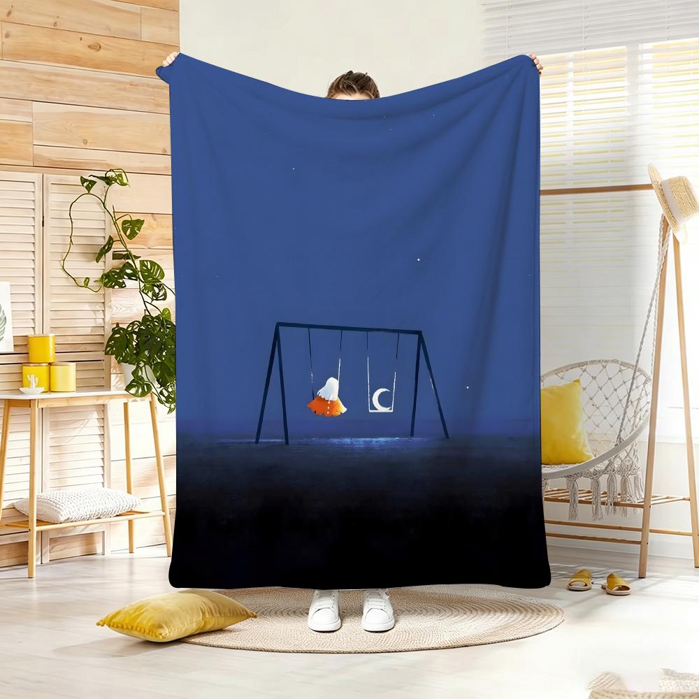 Game S-Sky Children of the Light Throw Soft Warm Throw Blanket for Bedroom Living Room Bed Travel Camping Picnic Gift