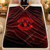Flanel Battaniye Manchester United Sıcak Yumuşak Atkı Battaniye İç Mekan Kanepe Yatak Oturma Odası Kullanımı İçin