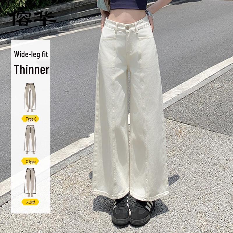 

Women s High-Waist Vintage Loose Straight Jeans M