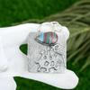 Friendship Day Sale Natural Rainbow Calsilica Sterling Silver Boho New Pendant