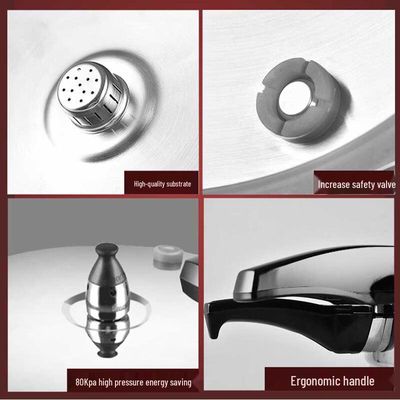 Shuangxi Dual-Use Stainless Steel Pressure Cooker with Steamer