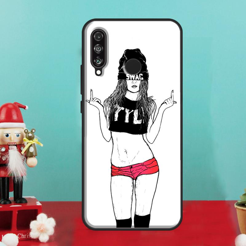 Bad Girl For Huawei Nova 9 10 SE 12i 12s 11i 8i Y90 Y60 Y70 Y72 Y73 Y61 Y91 P30 P40 Lite P60 Pro Case