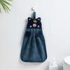 Kitchen Hand Towel Absorbent Non-fluff Hanging Small Towel Cute Children's Hand Towel Korea Coral Velvet Washcloth