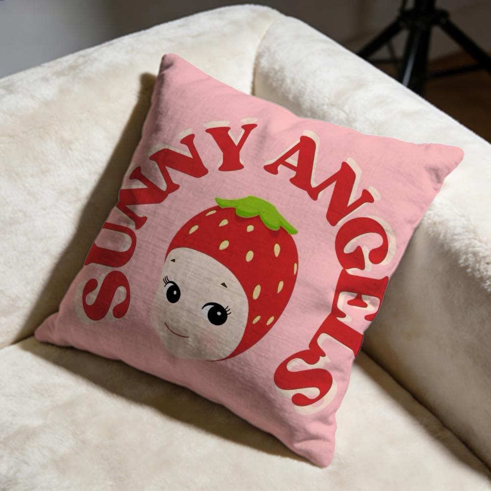 Hot SSonny Angeliou Cushion Cover Soft Decorative Pillow Case Suitable for Bedroom Sofa Car Travel Use