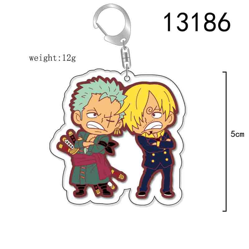Acrylic Keychain - Luffy, Zoro, Nami Anime Pendant