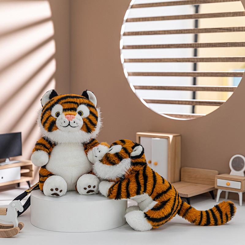 Tiger Plush Cuter Toy Pendant With Pp Cotton For Kids And Collectors Gift