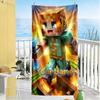 Minecraft Customized Name Beach Towel Soft Durable Quick-Dry For Beach Bathroom Outdoor Swimming Pool Camping Picnic Yoga Diving Vacation Accessories