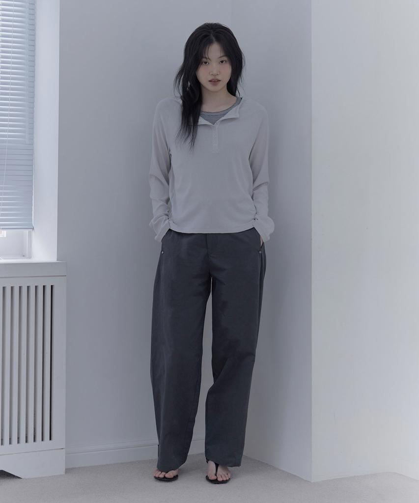 Haebeueoweil Essential Cotton Pants (Dg)
