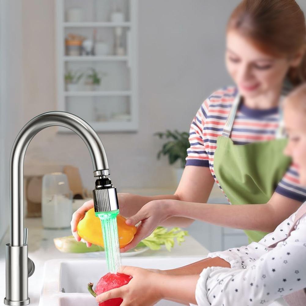 360 Degree Swivel Tap LED Kitchen Tap Attachment 360 Degree Swivel Tap Attachment Faucet Attachment Home Safety China Mainland