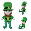 Latest St.Patrick Day Plush Doll Green Cap Gown Animal Playthings Cartoon Stuffed Gentle Toy Xmas Birth Date Present designed for Children