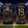 2026 Yamal Spain Team Football Shirt Match & Training Kit Summer Sports Men's T-Shirt