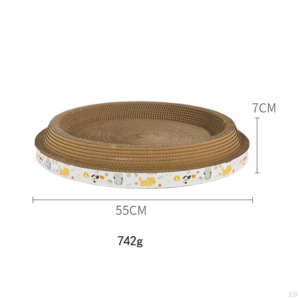 Cardboard Cat Scratcher Bed for Feline Claw Care
