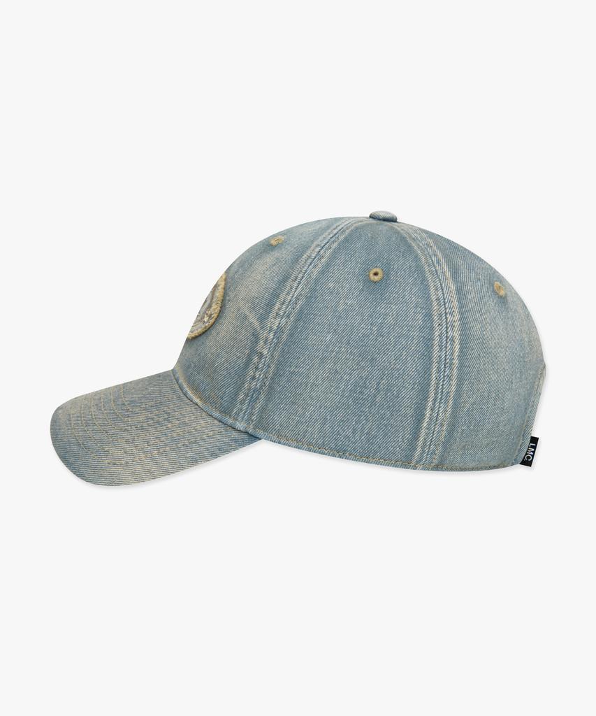 LMC Washed Denim Gothic Oval 6Panel Cap Sand