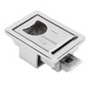 Toolbox Handle Latch Zinc Alloy 57 X 42mm Flush Mount Utility Box Latch for Trailer Caravan Truck RV Vehicles