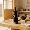 Halloween Faceless Witch Figurine Exquisite Black Seated Gothic Decor for Living Room Perfect Halloween Gift Choice