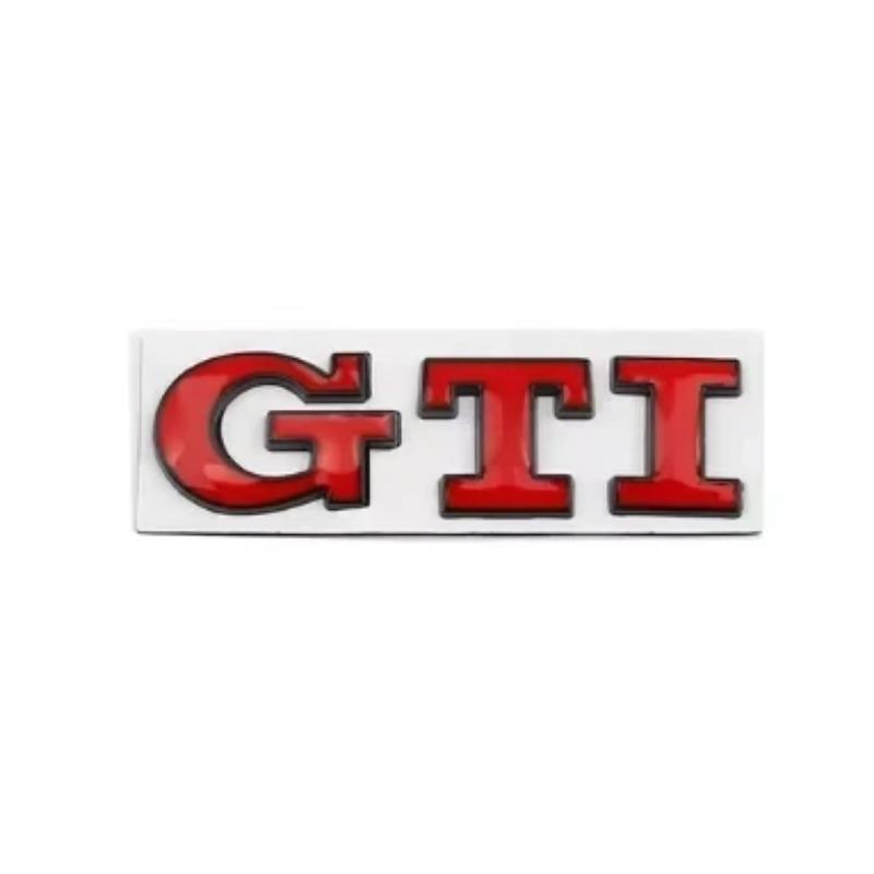 1ks 3D kovové nálepky se znakem GTI odznaku auta pro Golf GTI mk2 mk3 mk4 mk5 mk6 mk7 mk8 Polo Auto příslušenství