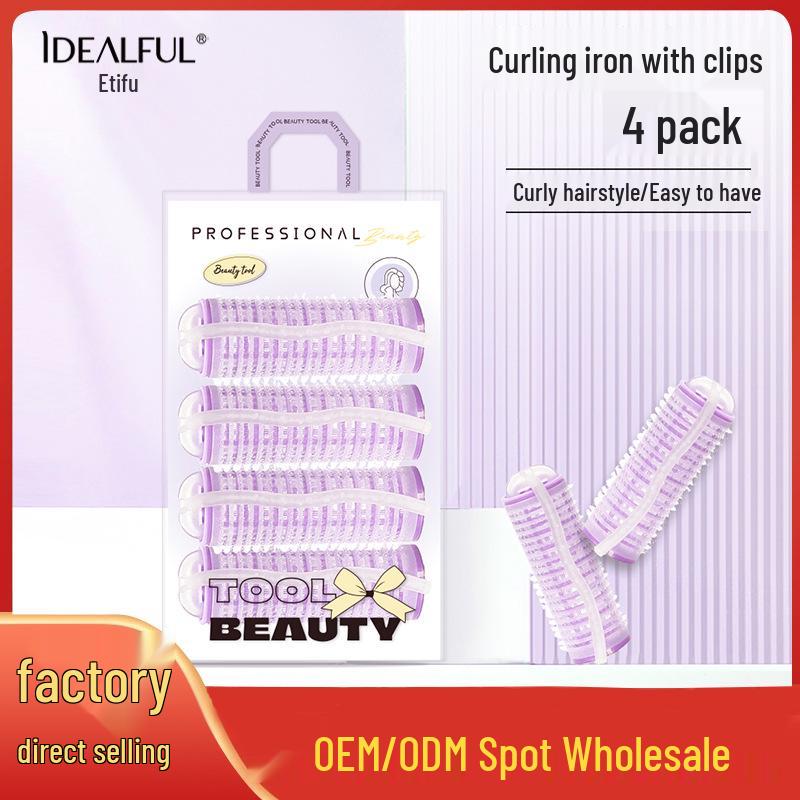 

Girls-Only Curling Iron & Self-Adhesive Hair Rollers Set
