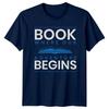 Book Where Our Adventure Begins TShirt Book Lovers Reading Birthday Gift