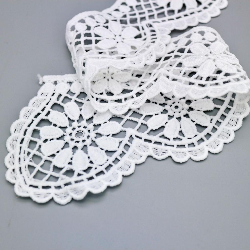 New Milk Silk Water-Soluble Collar, Hollowed-Out Sexy Lace Handmade Collar Women'S Fake Collar Accessories