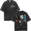 Vintage Washed Rapper Peso Pluma Poster Graphic T Shirt Men Women Fashion Hip Hop Tshirt High Quality Cotton Oversized Tshirts