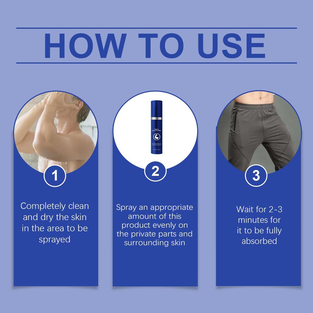 Men's Long-lasting Spray Stimulates Men's Vitality And Moisturizes The Body With Long-lasting Moisturizing Spray5ml