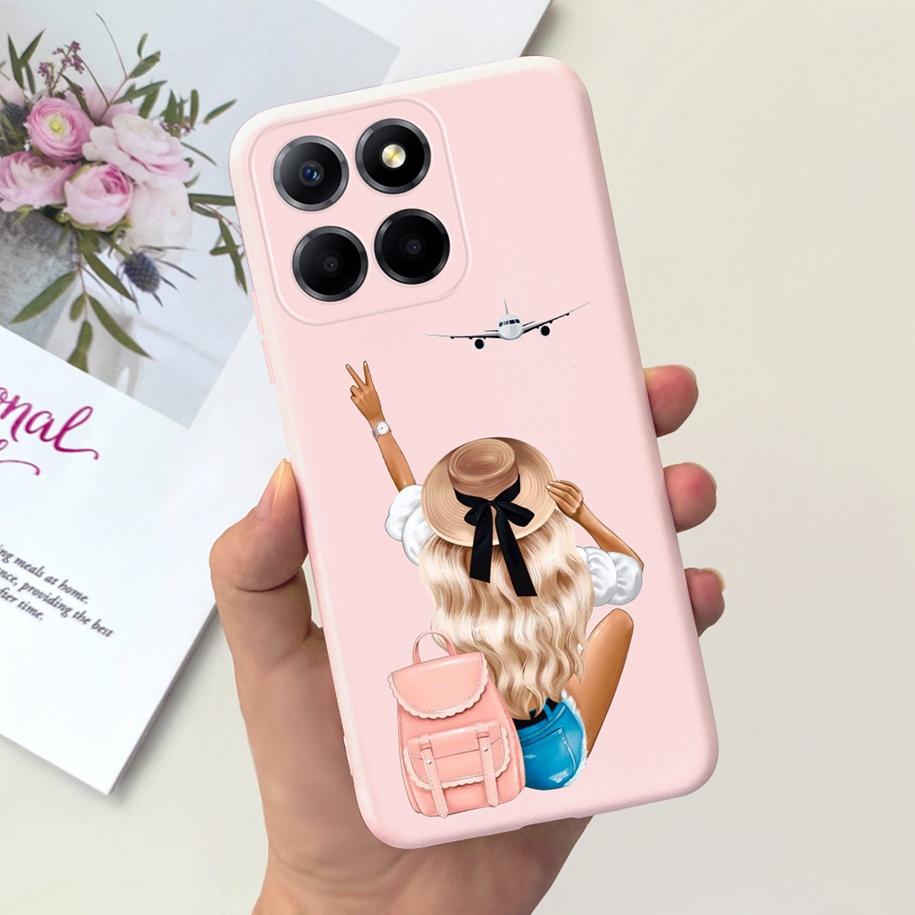 For Cover Honor X8 Phone Case TFY-LX1 TFY-LX2 TFY-LX3 Bumper Popular Flower Cats Soft Cover For Honor 70 Lite X6 X6s X8 5G Funda