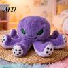 Kids Animal Plushie Devil Octopus Plush Toy, Soft Stuffed Dark Doll Decor, Toy Eight Tentacle Sea Pillow, Gift for Halloween Christmas Birthday